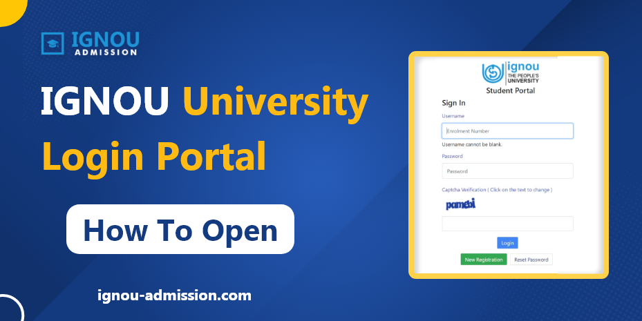 IGNOU Student Login Portal with Enrollment No – SAMARTH